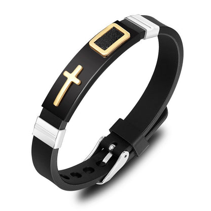 Pulseras Religiosas Ajustables con Cruz – 3 Elegantes Diseños para Hombre y Mujer