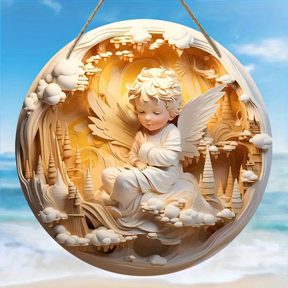 ✨Decoración Ornamento de Ángel de Madera – Decoración Espiritual y Regalo Significativo✨