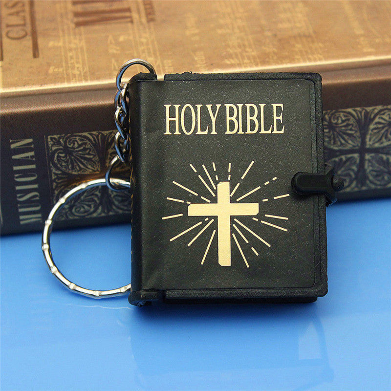 Mini Llavero Biblia en 3 Colores - Accesorio Religioso Perfecto para Cristianos