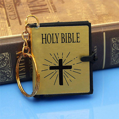 Mini Llavero Biblia en 3 Colores - Accesorio Religioso Perfecto para Cristianos