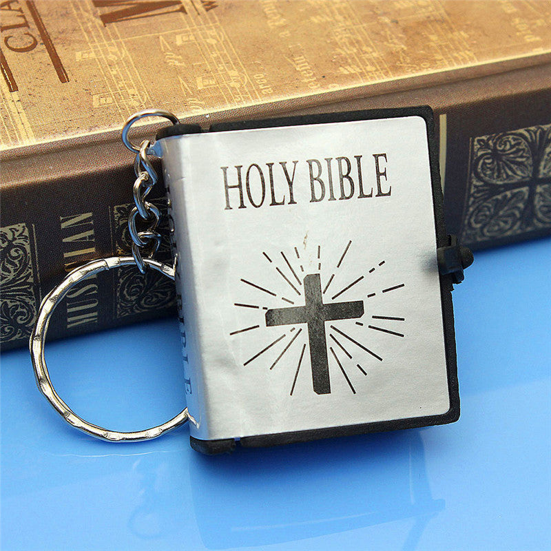 Mini Llavero Biblia en 3 Colores - Accesorio Religioso Perfecto para Cristianos