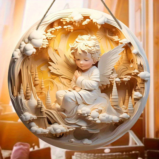 ✨Decoración Ornamento de Ángel de Madera – Decoración Espiritual y Regalo Significativo✨