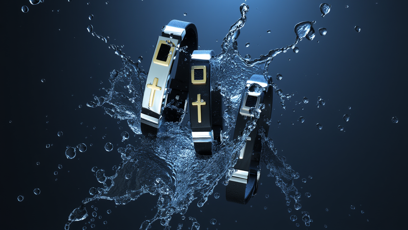 Verstellbare religiöse Armbänder mit Kreuz – 3 elegante Designs für Damen und Herren