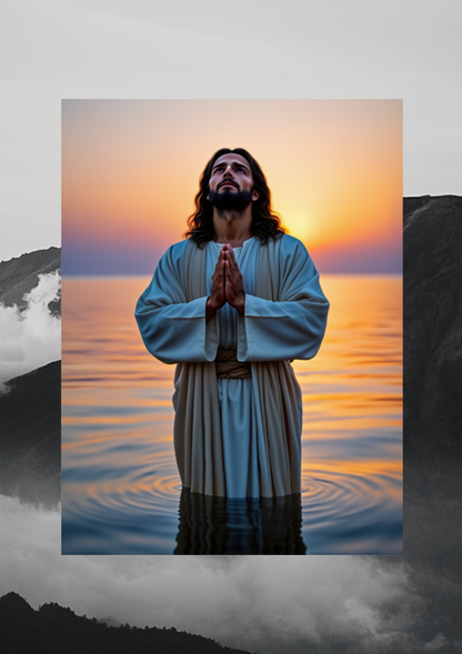 Digitale christliche Kunst von Jesus | Poster und Wandbilder zum sofortigen Download | Religiöse Dekoration für Zuhause und Büro 