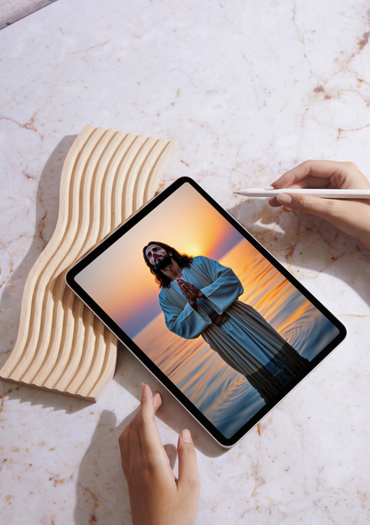 Digitale christliche Kunst von Jesus | Poster und Wandbilder zum sofortigen Download | Religiöse Dekoration für Zuhause und Büro 