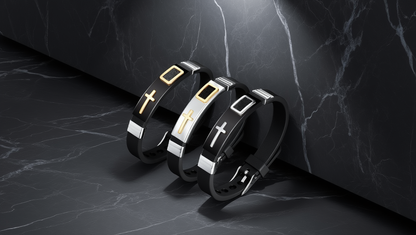 Verstellbare religiöse Armbänder mit Kreuz – 3 elegante Designs für Damen und Herren